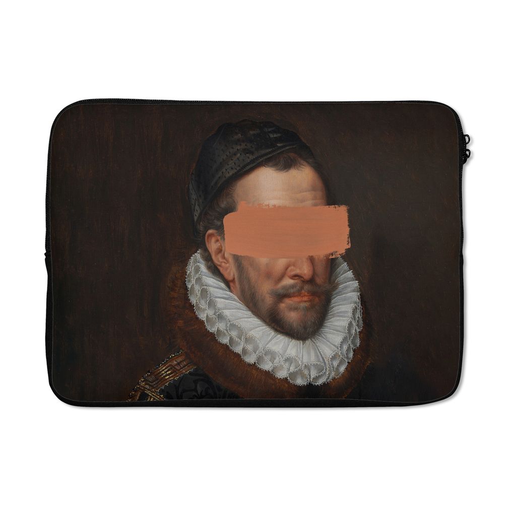 MuchoWow Laptop Hülle 13 Zoll Wilhelm von Oranien - Adriaen Thomasz - Gemälde Laptoptasche - Laptophülle - Sleeve - Rundumschutz