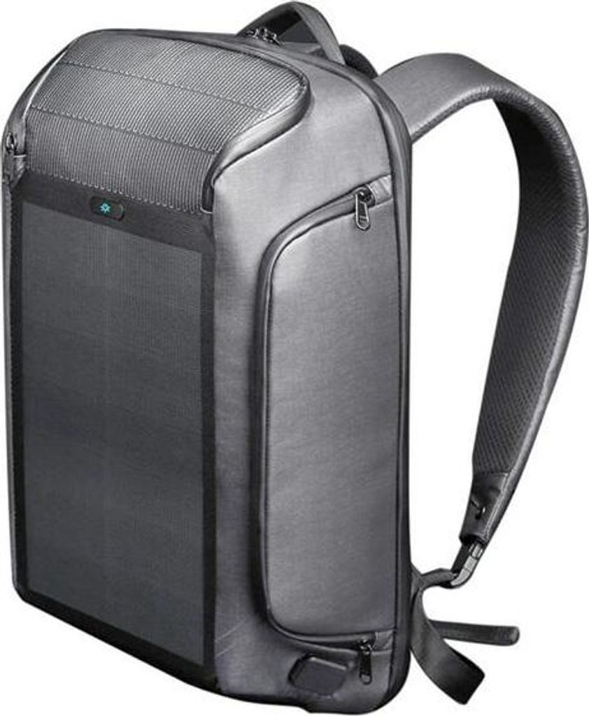 Sac à dos Kingsons avec panneau solaire9W Noir/Noir 302601 Image du produit 