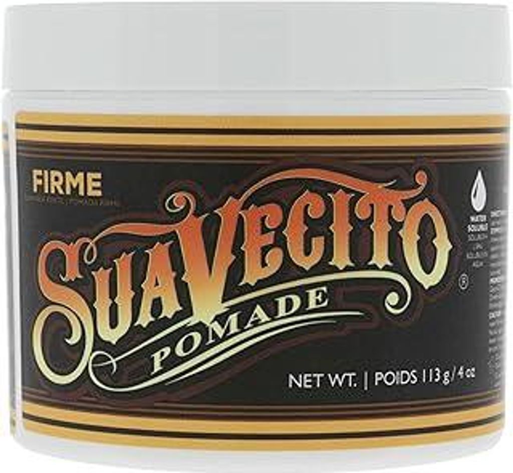Suavecito Pomade Firme (stark) Fassungsvermögen 113 ml, 1 Packung – starker Halt Haarpomade für Männer – mittlerer Glanz auf Wasserbasis Wac...