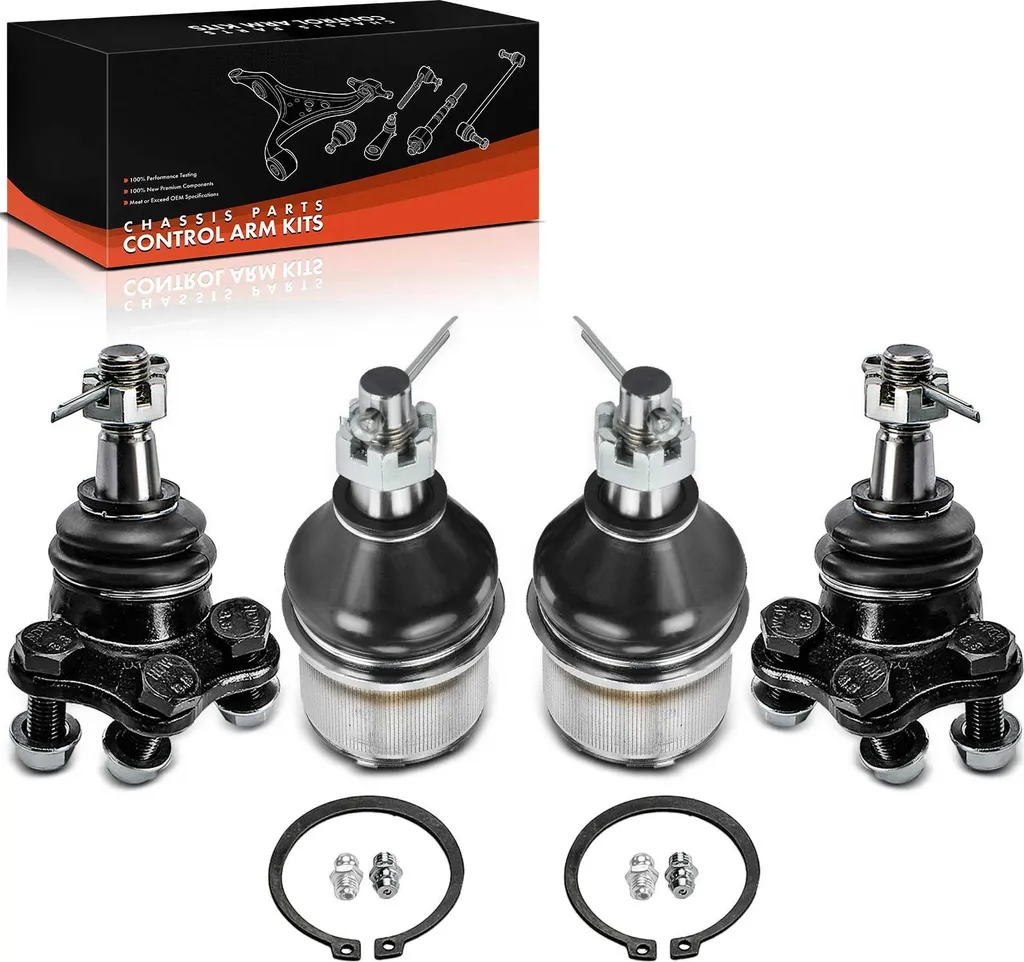 Kit 4 Rotules de Suspension Avant pour Dodge Dakota Pick-up 2000-2004