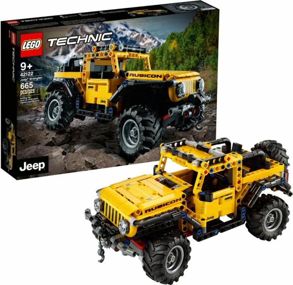 LEGO 42122 Technic Jeep Wrangler, 4x4-Spielzeugauto Produktbild 
