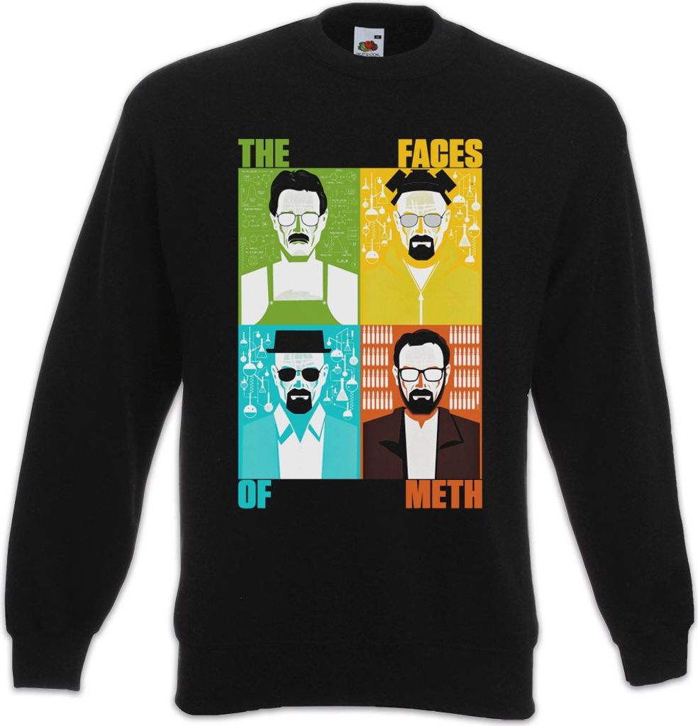 Urban Backwoods Faces Of, Sweatshirt, Farbe: Schwarz, Größe: XL