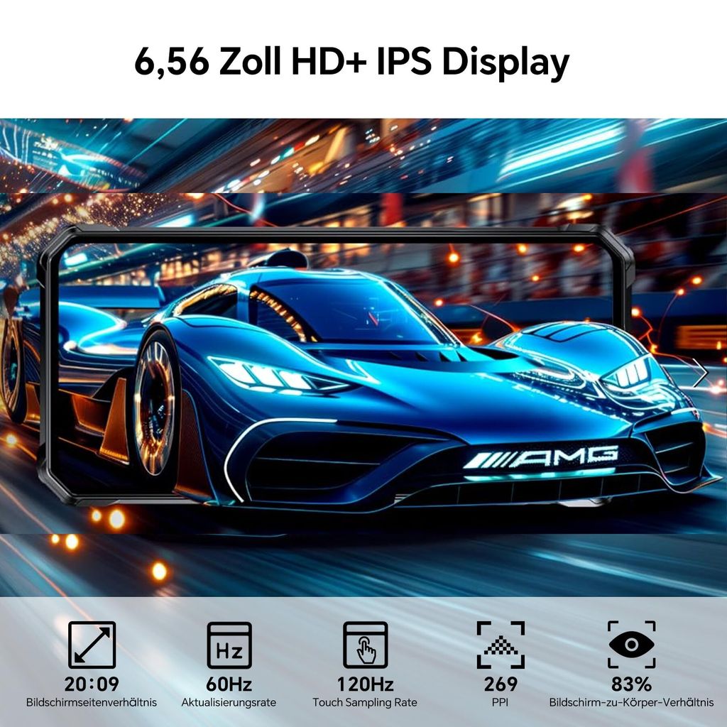 Blackview BV6200 Pro(12GB+128GB) outdoorový mobilný telefón Obrázok produktu 6
