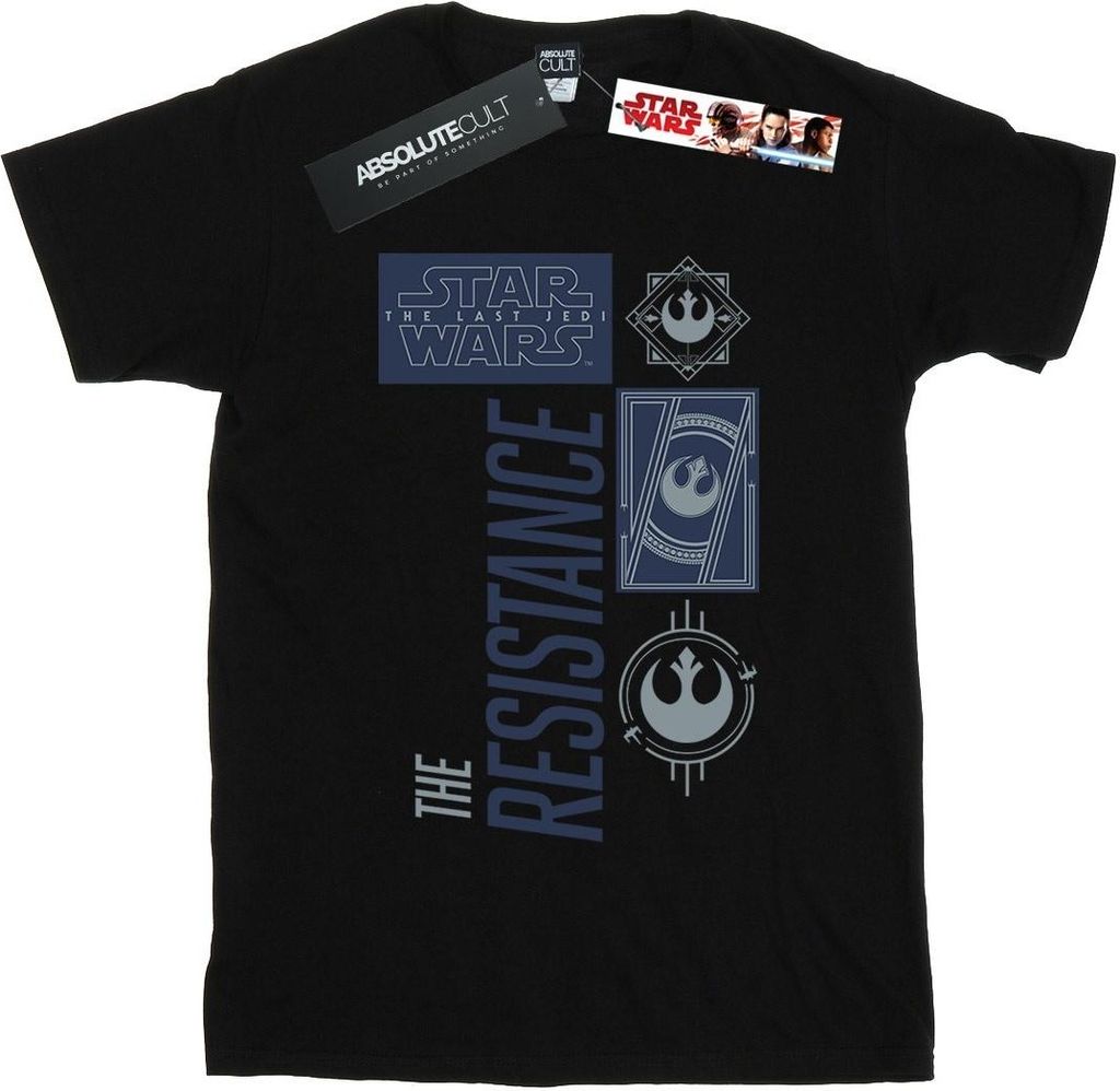 Star Wars - "The Last Jedi The Resistance" T-Shirt für Damen BI45425 (M) (Schwarz)