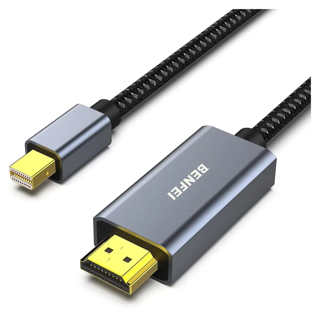Câble Mini DisplayPort vers HDMI 4K Anti-Interférence 1.8m Solution Vidéo
