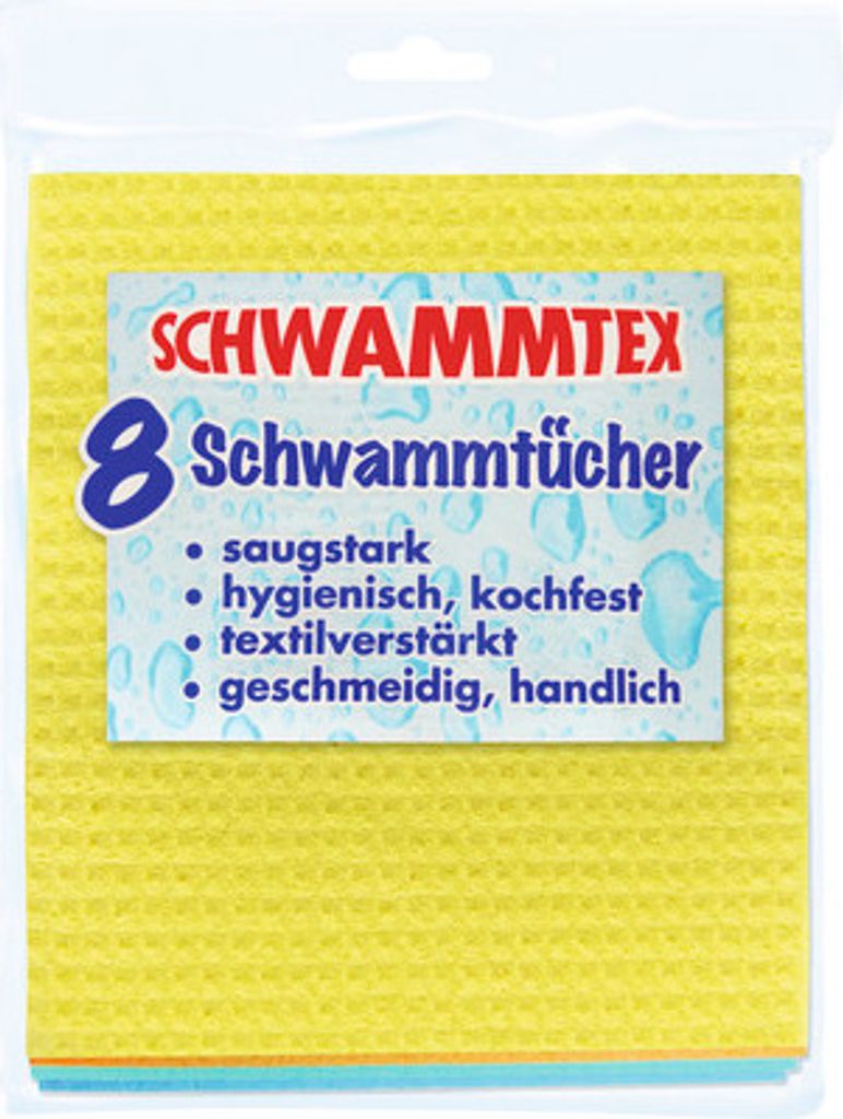 Spontex Schwammtuch Schwammtex 8 Stück Produktbild 