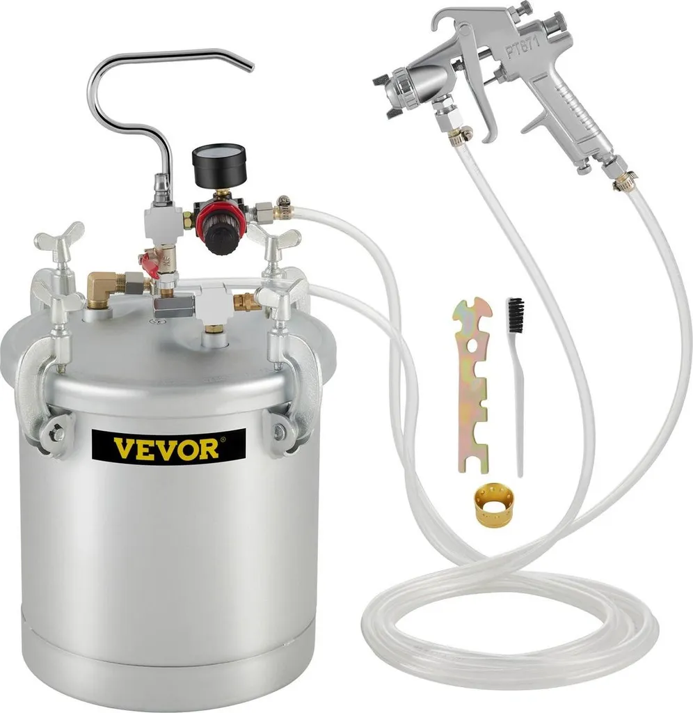 Spruzzatore Vernice 10L Commerciale | Kit Pistola 1.5mm per Auto