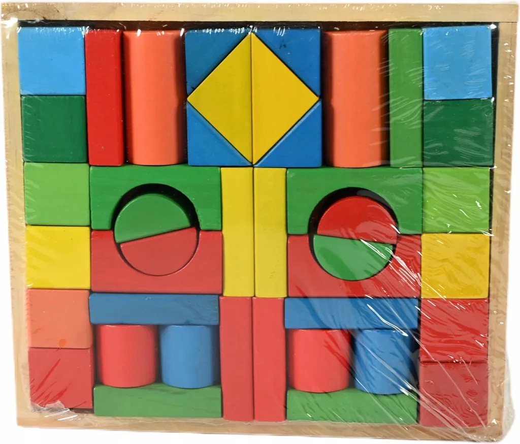 Blocs de construction : puzzle bois enfant pour motricité et éveil