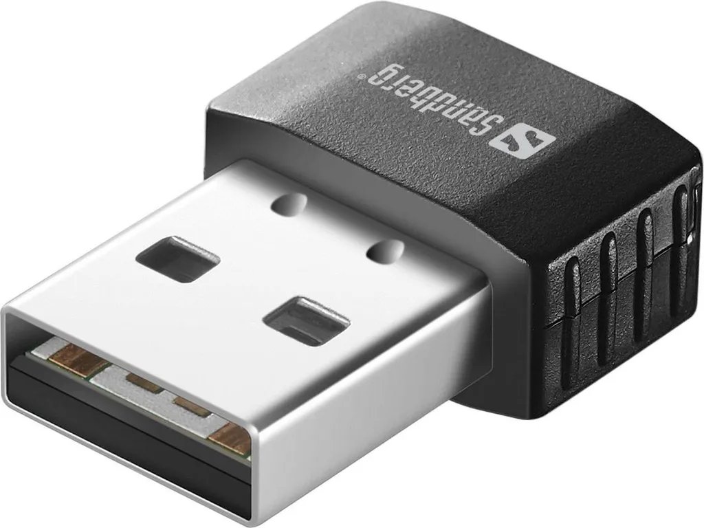 Sandberg Micro WiFi Dongle 650 Mbit/s | WiFi Veloce per Lavoro e Casa