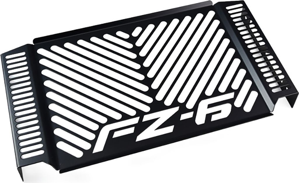 ZIEGER Kühlerabdeckung kompatibel mit Yamaha FZ6 | Fazer Design Logo schwarz