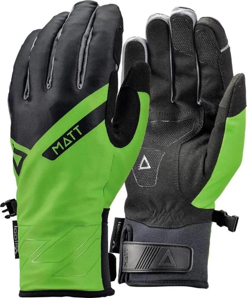 Matt Viros Nordic Ski Tootex Handschuhe Grün,Schwarz S Herren Grün,Schwarz S