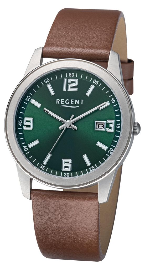 REGENT Herrenuhr F1682 Titan Quarzwerk Produktbild 