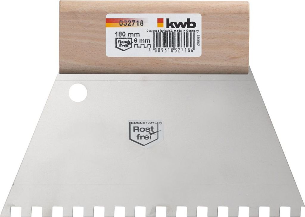 kwb 032718 Notch trowel