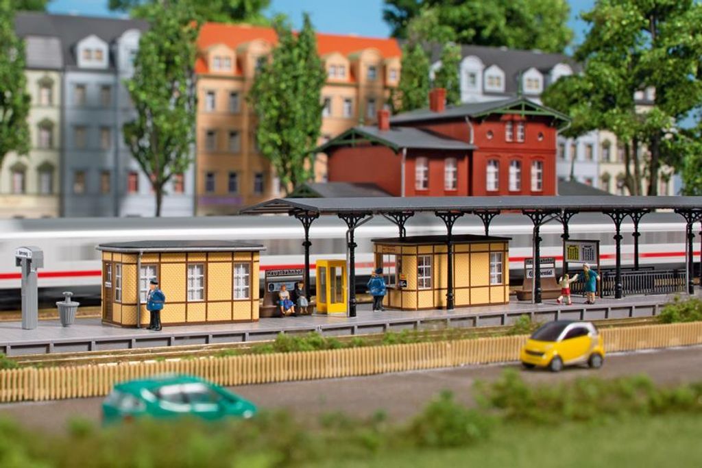 Auhagen Bahnhofsausstattung 14484