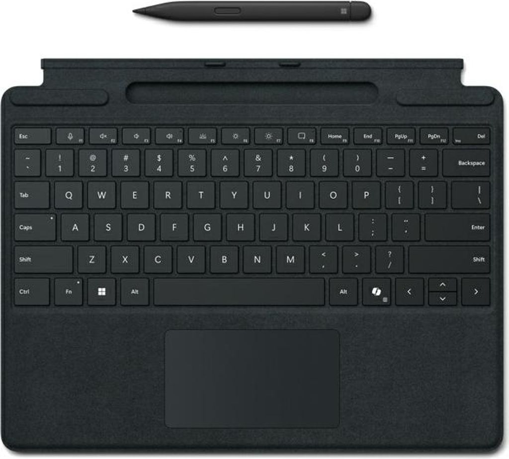 Microsoft Surface Pro Keyboard w/ Slim Pen QWERTY Englisch Microsoft Cover port Schwarz