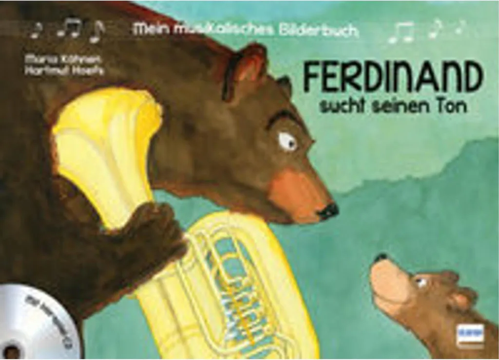 Livre sonore enfant Ferdinand cherche son ton - Premier éveil musical