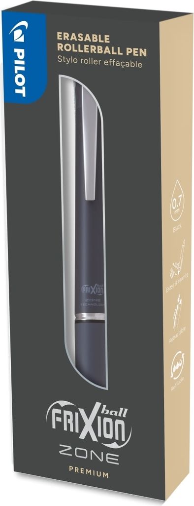 Tintenroller Frixion Zone 0.7 in Box grau Packung mit 12 Stück