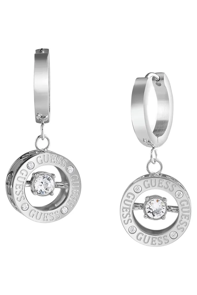 GUESS Orecchini A Cerchio JUBE01463JWRHT-U - Metallo Non Prezioso, Design Senza Tempo - Unica - 3