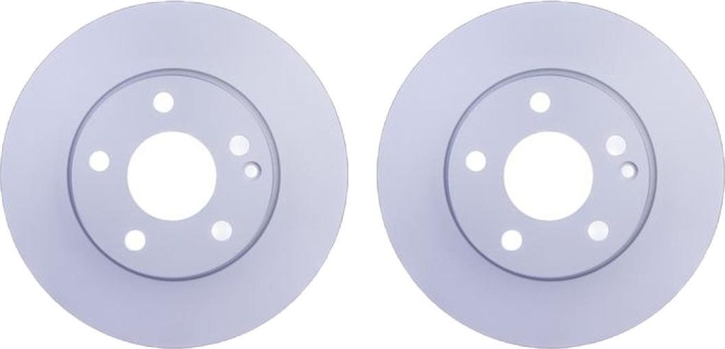 2 Bremsscheiben voll Ø 67 mm 12,2 mm HELLA passend für MB A-KLASSE