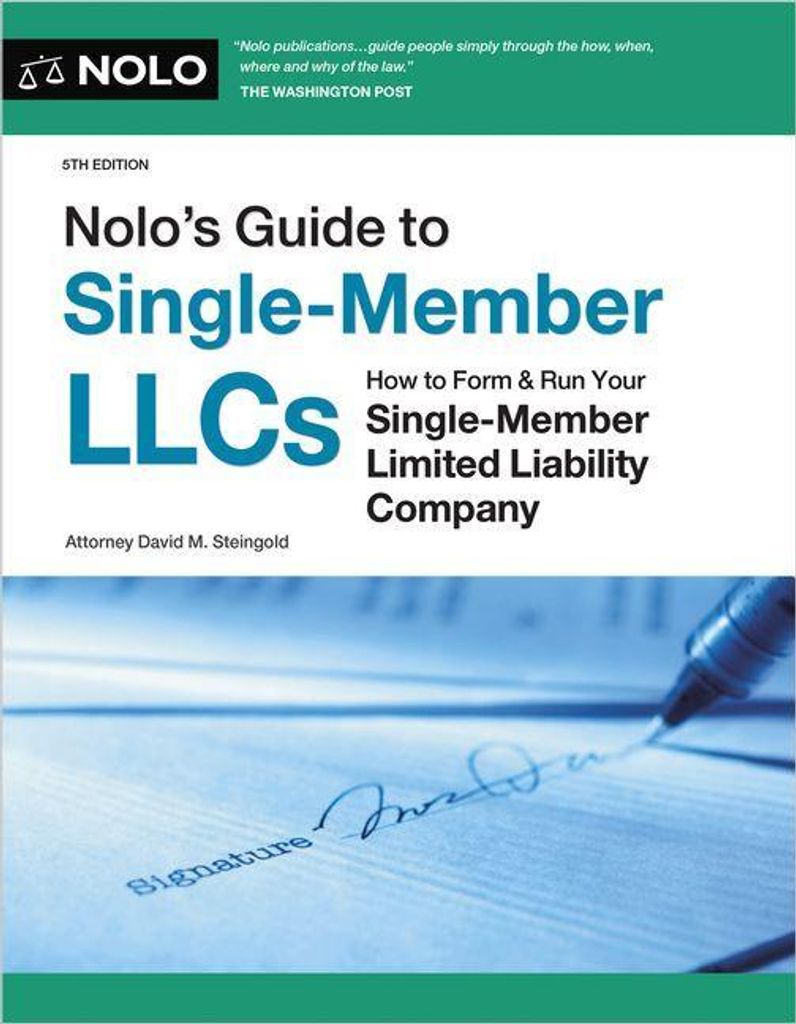 Nolo's Guide to Single-Member Llcs