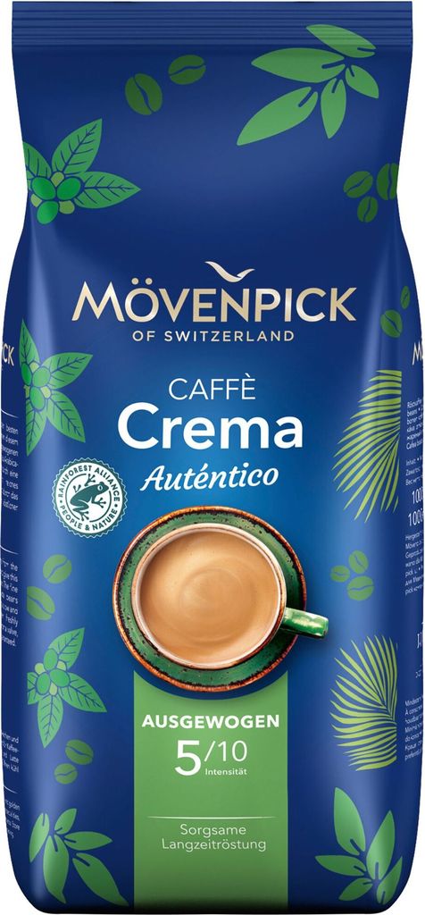 Mövenpick El Autentico Caffè  Crema | ganze Bohne | 1000g Produktbild 
