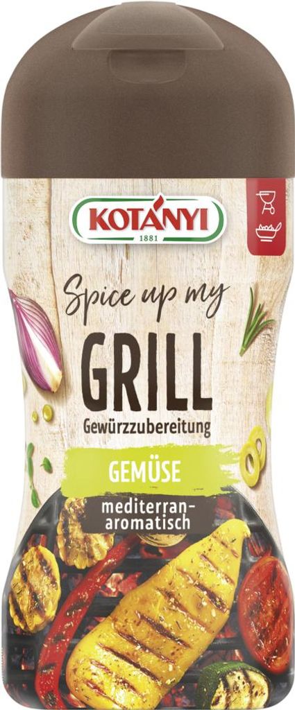 Kotanyi Kruidenmix voor de grill, groenten, mediterrane Productafbeelding 