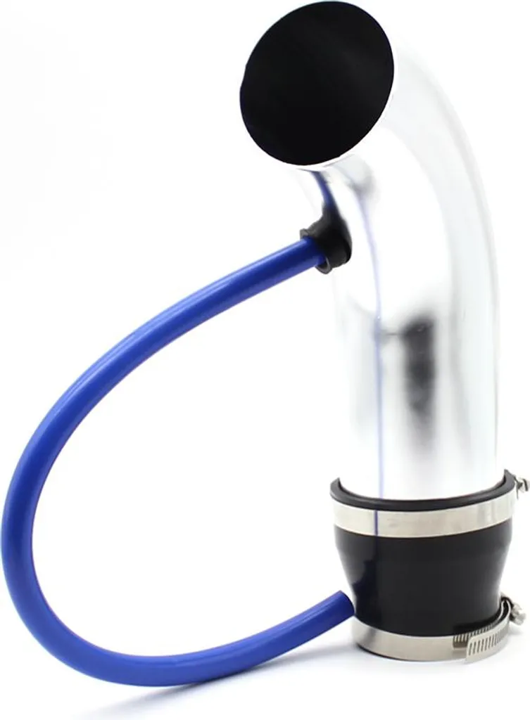 Kit Sistema Induzione Aria Fredda 76mm Auto Universale Alluminio 3 Pollici