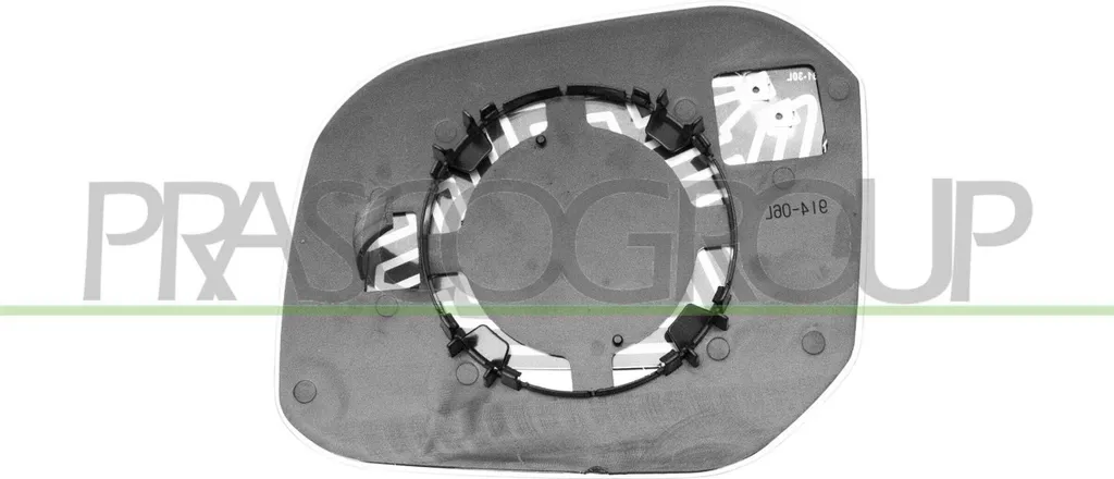 Verre de rétroviseur droit PRASCO VG9077513 pour Caddy IV 2K5857522A