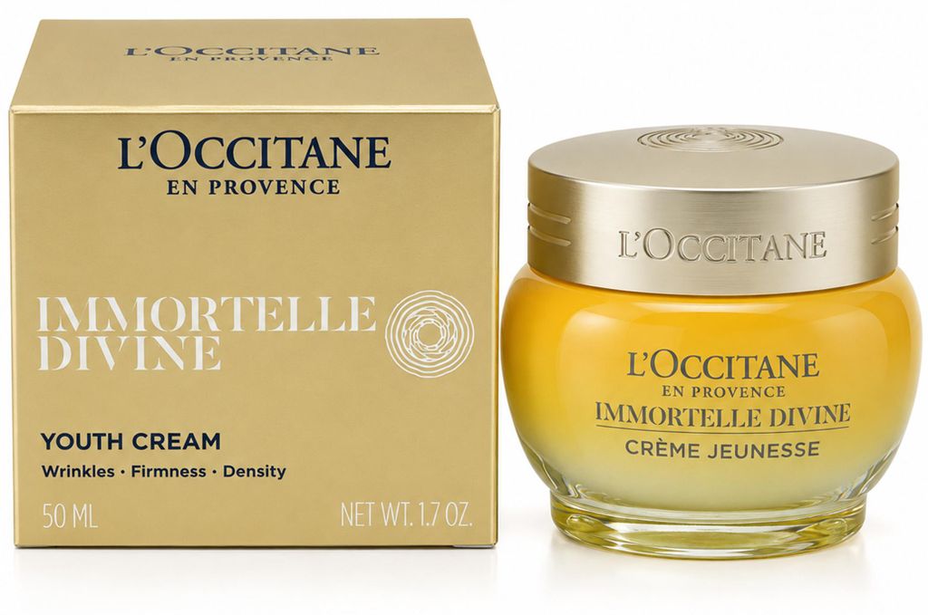 L'Occitane Immortelle Divine Cream 50 ml Productafbeelding  AI-gegenereerde afbeelding