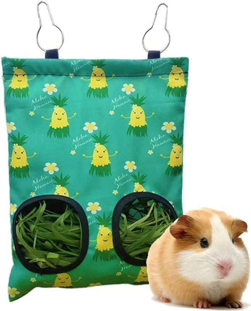 Sac à foin suspendu pour lapin : gardez la cage propre et bien rangée