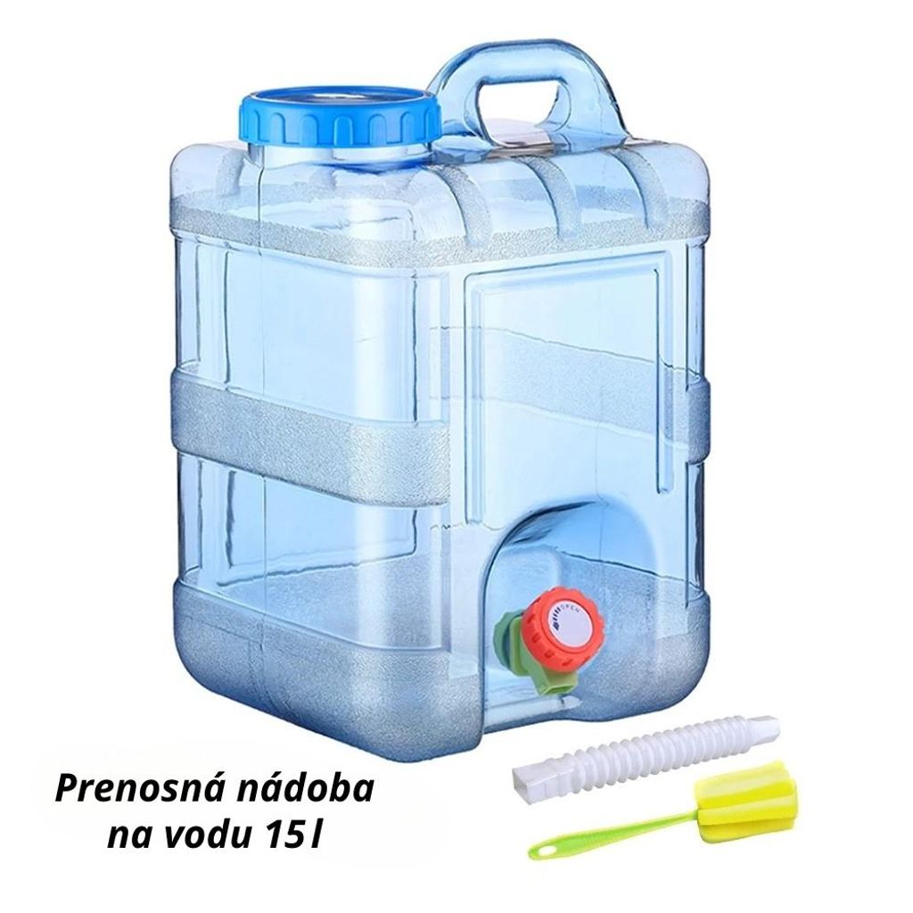 Kanister na vodu 15 l - prenosná nádoba na pitnú vodu s Obrázok produktu 