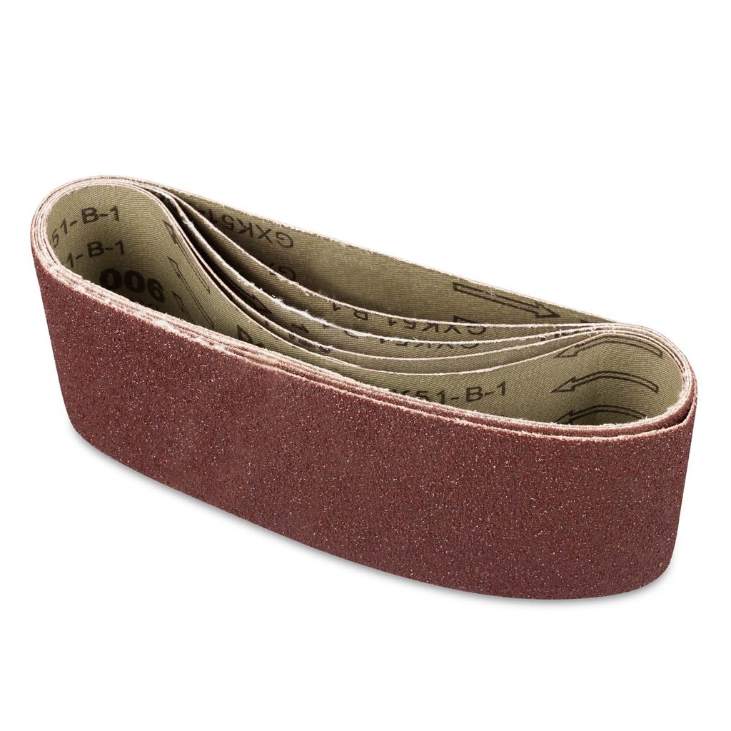 hanSe Schleifband Schleifpapier 75x457mm 5 Stück Mix Produktbild 