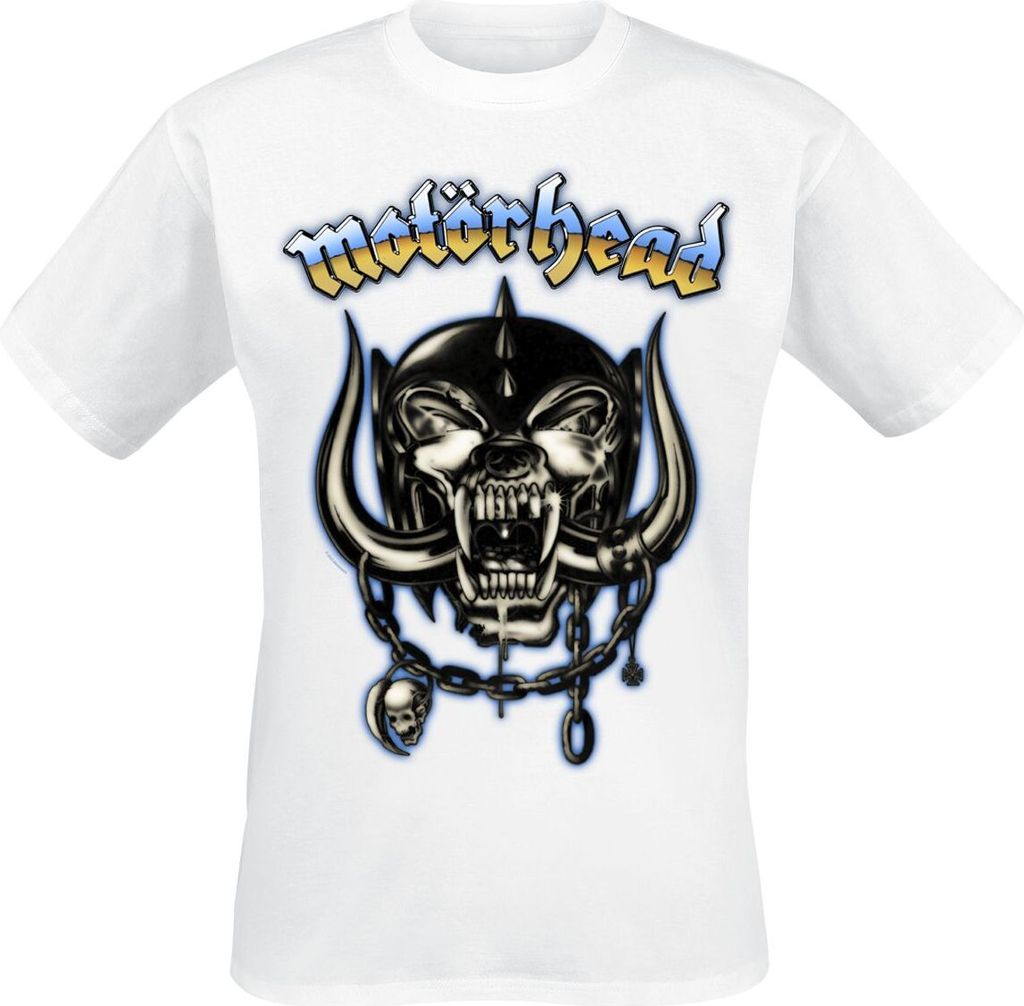 Motörhead T-Shirt Herren 50 Airbrush Warpig weiß XXL