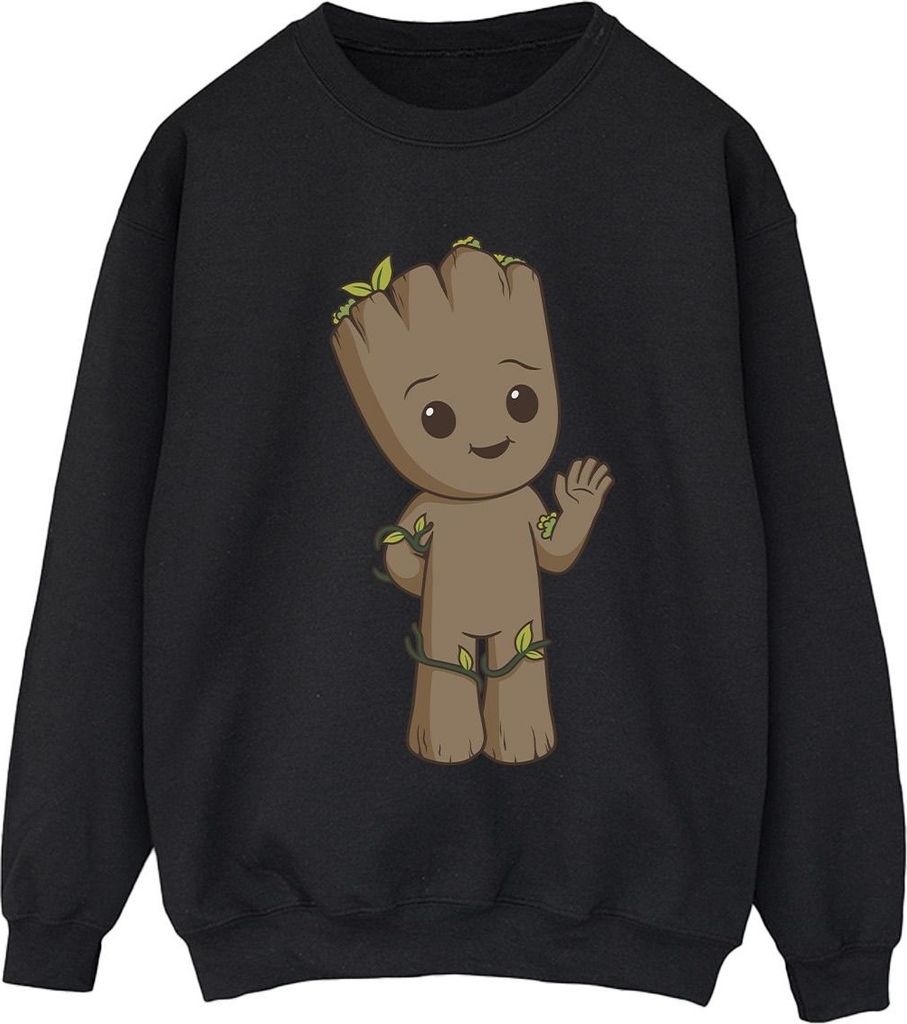 Marvel - "I Am Groot" Sweatshirt für Damen BI26265 (XXL) (Schwarz)
