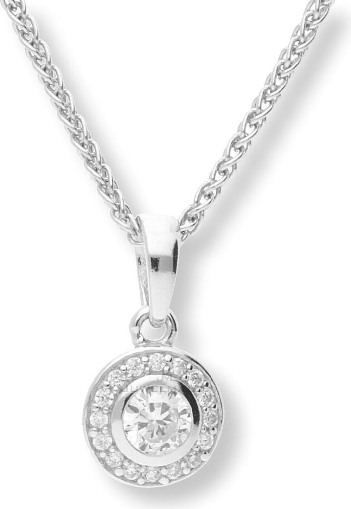 Kettenanhänger Silber 925 Zirkonia JL10-02-0012 JuwelmaLux