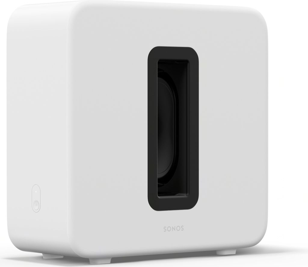 Sonos Sub 4 White Subwoofer (Force-Cancelling-Technologie, Produktbild 