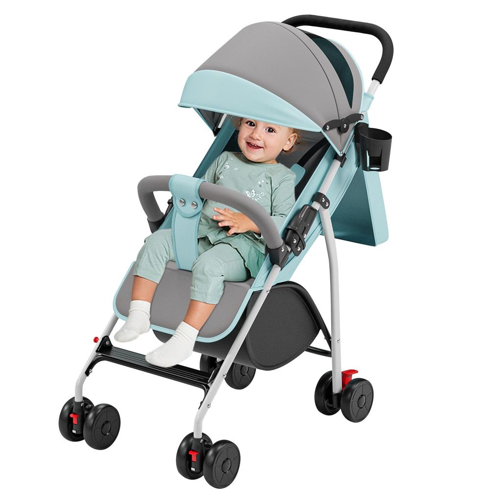 Buggy Kinderwagen verstellbare Rückenlehne Leicht mit Produktbild 