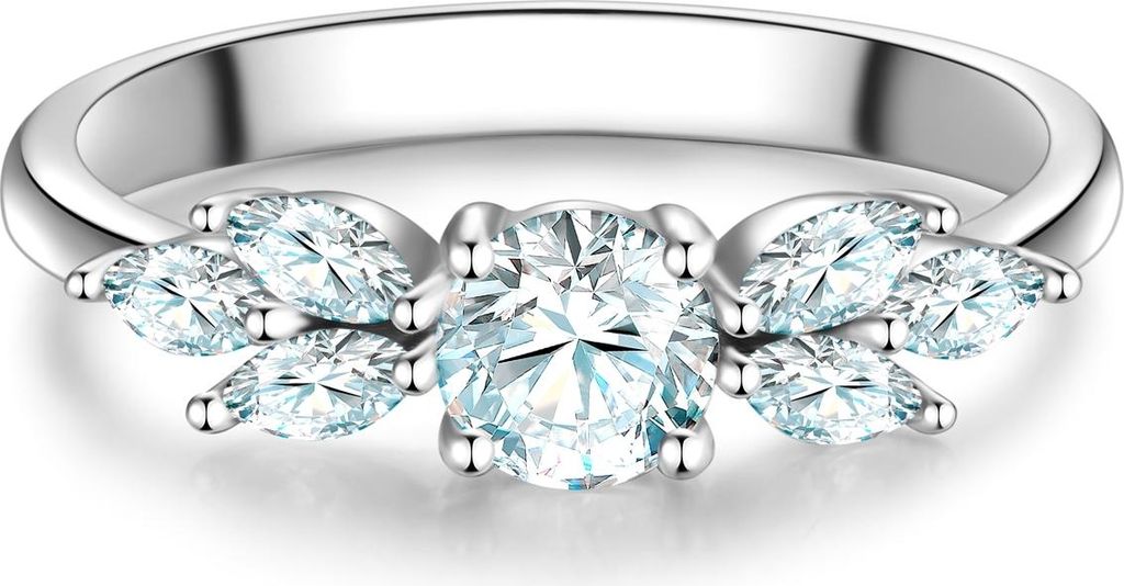 Trilani Multisteinring Sterling Silber Zirkonia 50030180 60