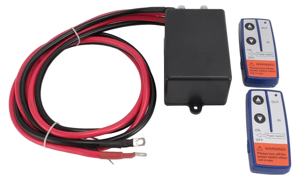 Boîte de contrôle de treuil 12V 250A avec relais solénoïde pour grue