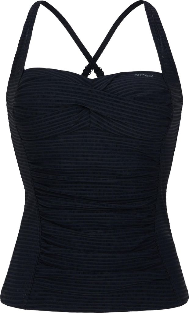 PROTEST MIXCAMO tankini top B&C-cup True Black 40B
