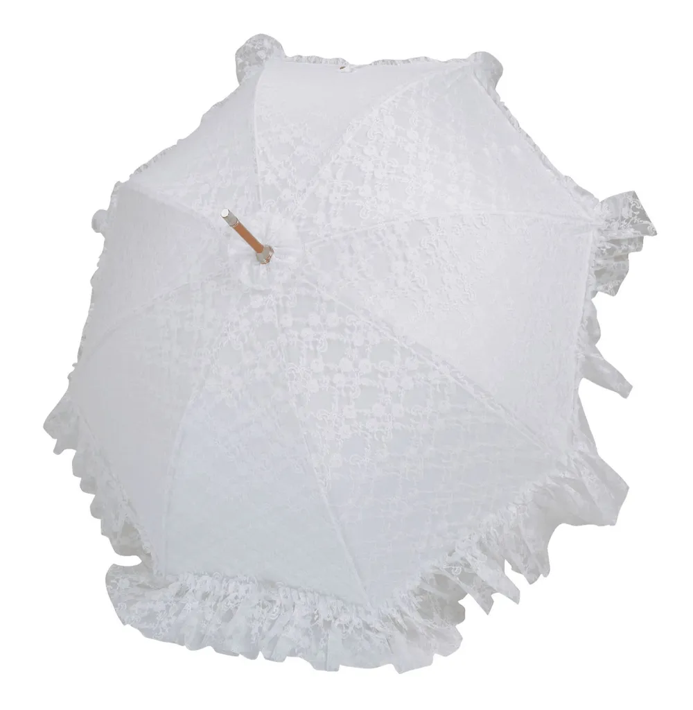 Parapluie Canne de Luxe Blanc Wedding Traditional par Doppler 90cm