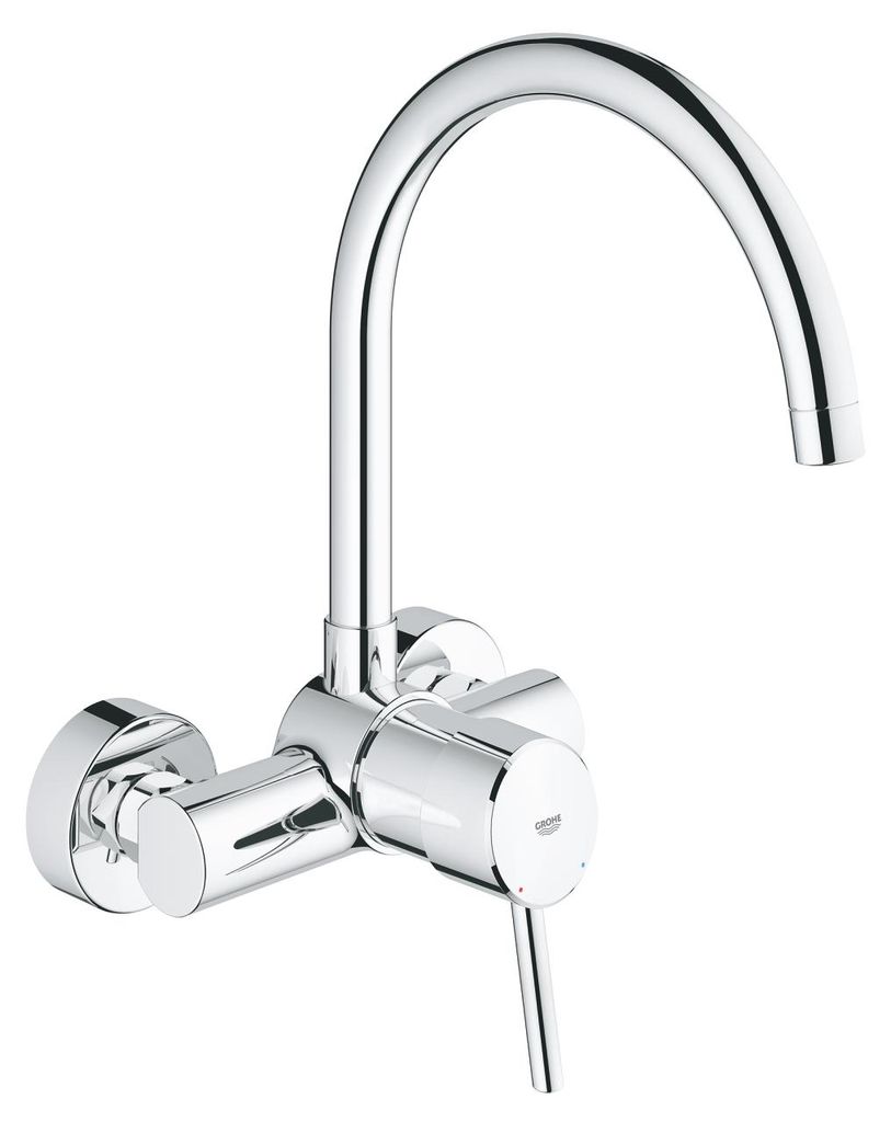 Grohe Concetto Spültischbatterie Wandmontage chrom - 32667001