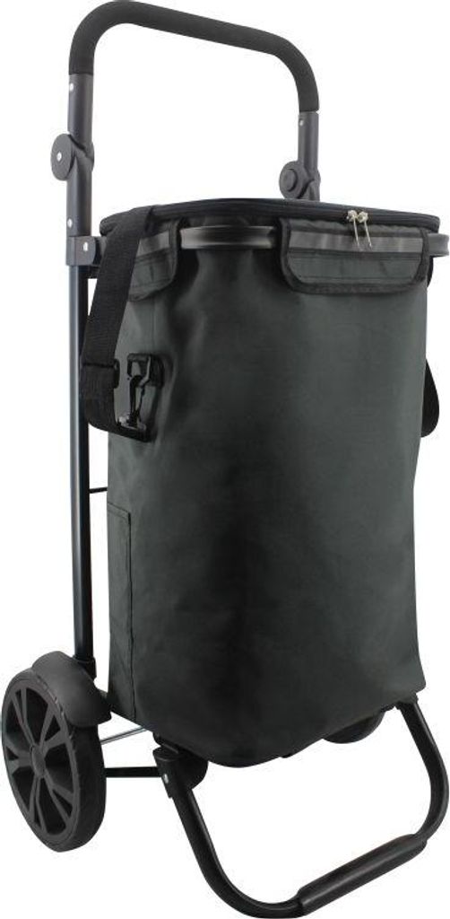 Primaster Einkaufstrolley dunkelgrau Volumen 44 L Produktbild 