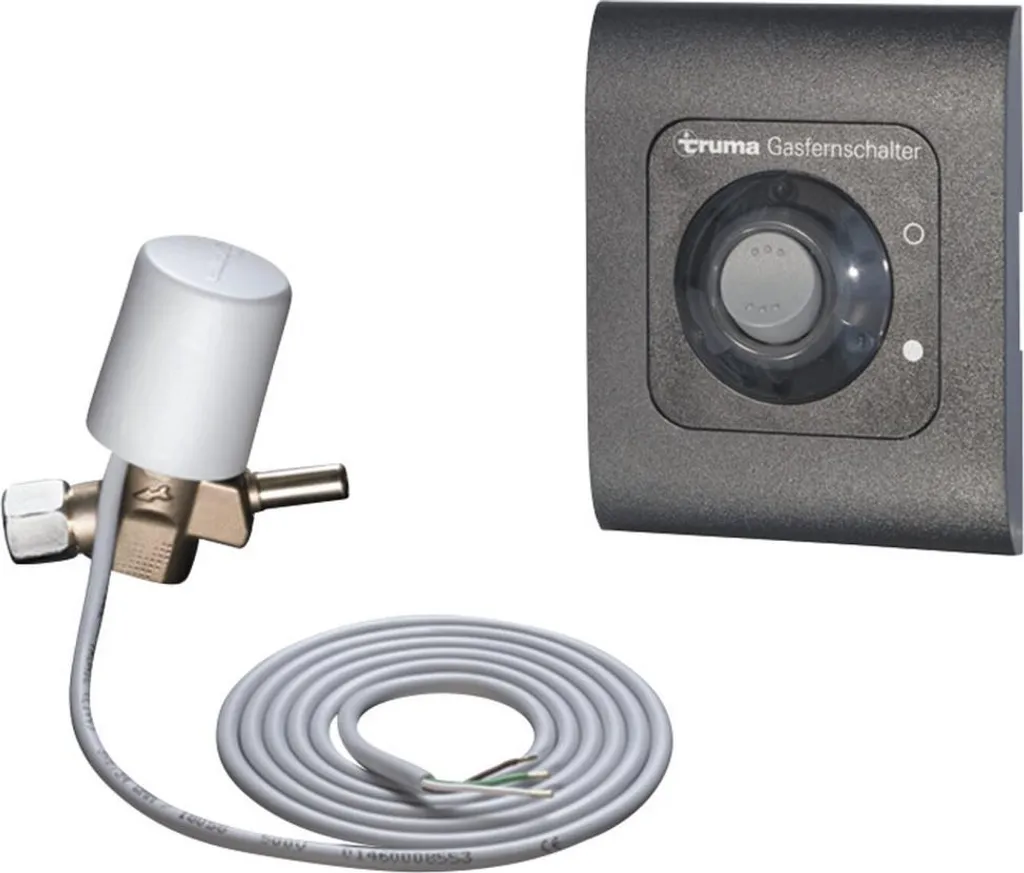 Robinet de Gaz Truma GS 8 avec Raccord Écroui 6/8 mm Haute Qualité
