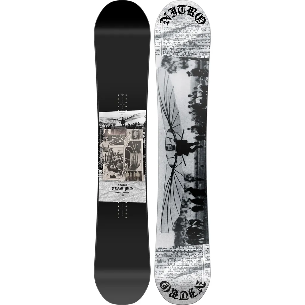 Snowboard Nitro Team Pro Sam Taxwood 157 : Puissance et Stabilité Carbone