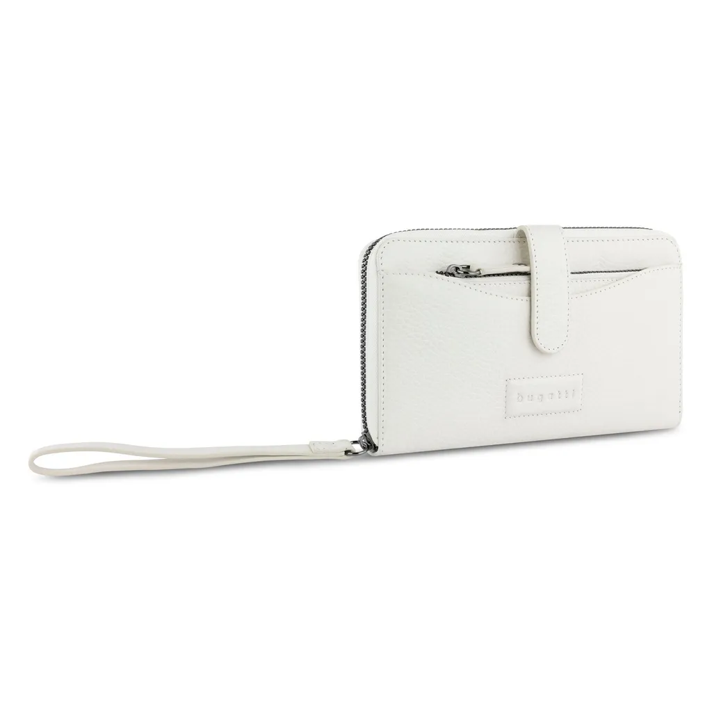 bugatti portafoglio Elsa Zip Wallet White avorio - 3