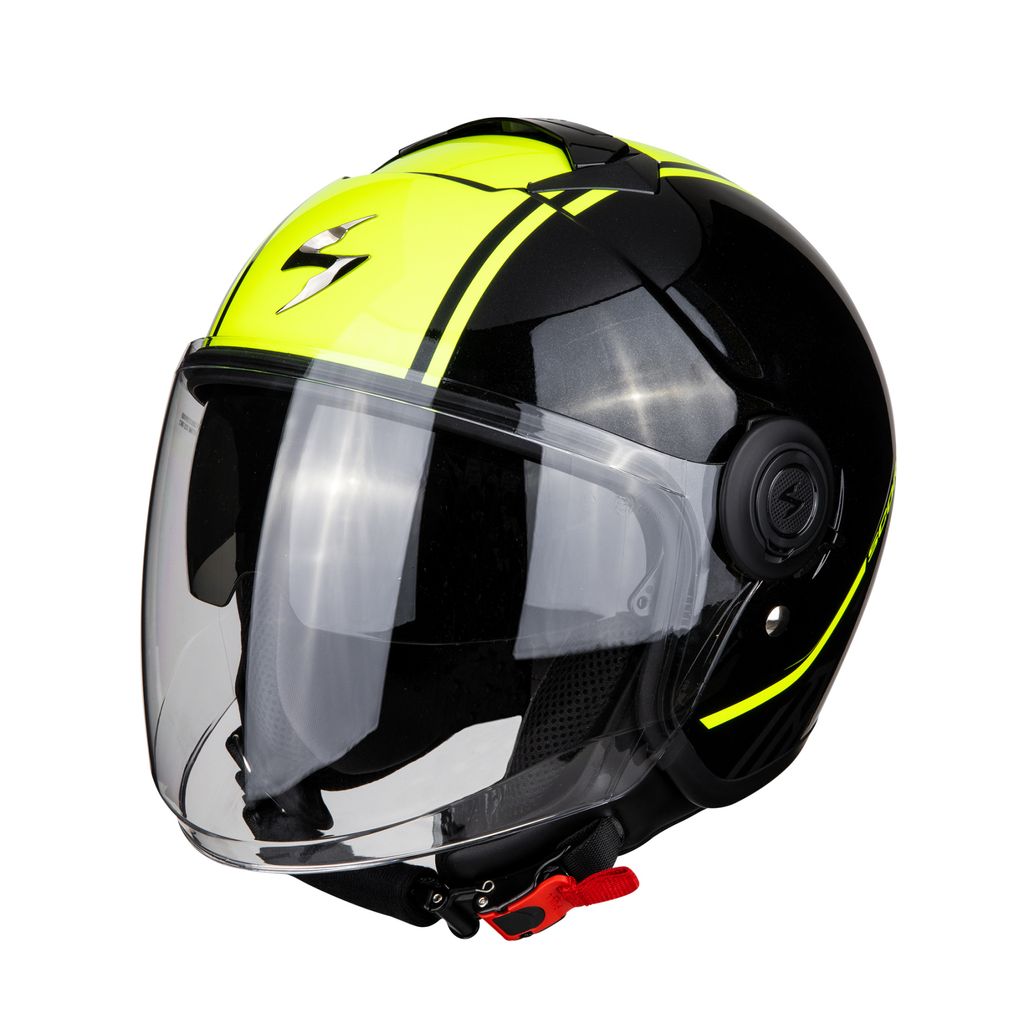 Scorpion Exo City Avenue Jethelm Farbe: Schwarz/Gelb, Grösse: S (55/56)