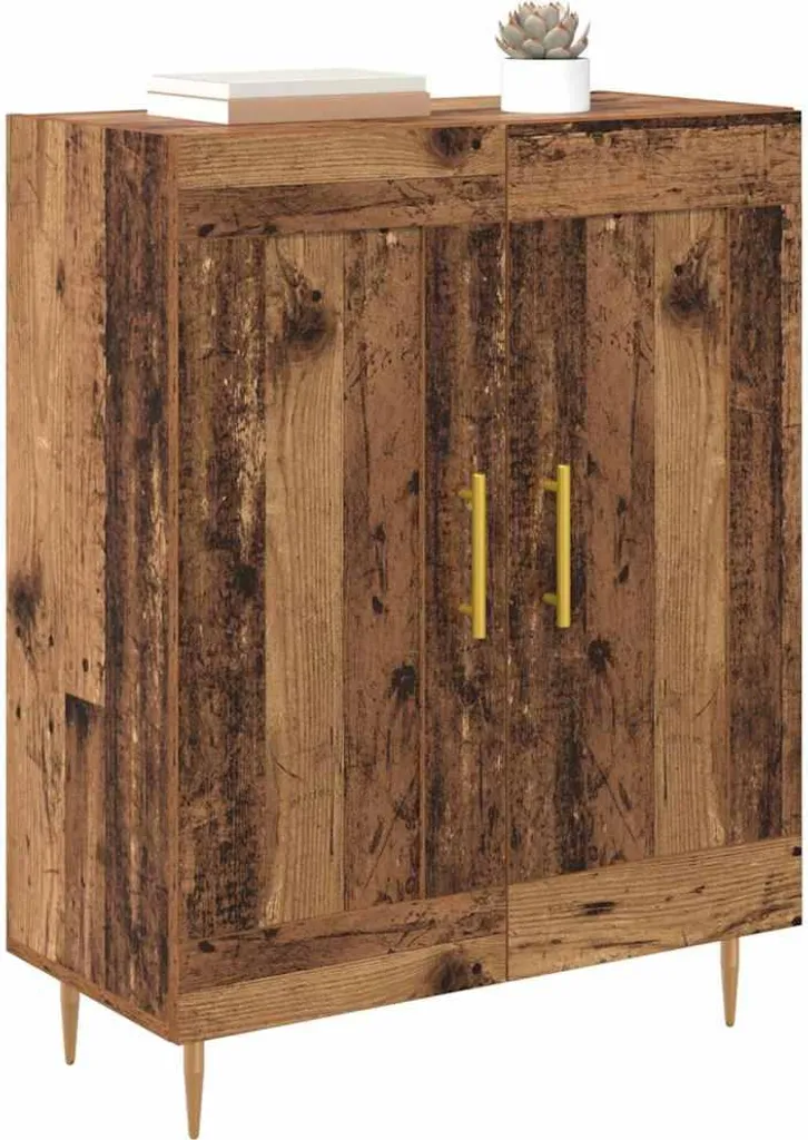 Mobile Buffet Eco-Friendly Legno di Recupero 70cm | Arredo Sostenibile - 2