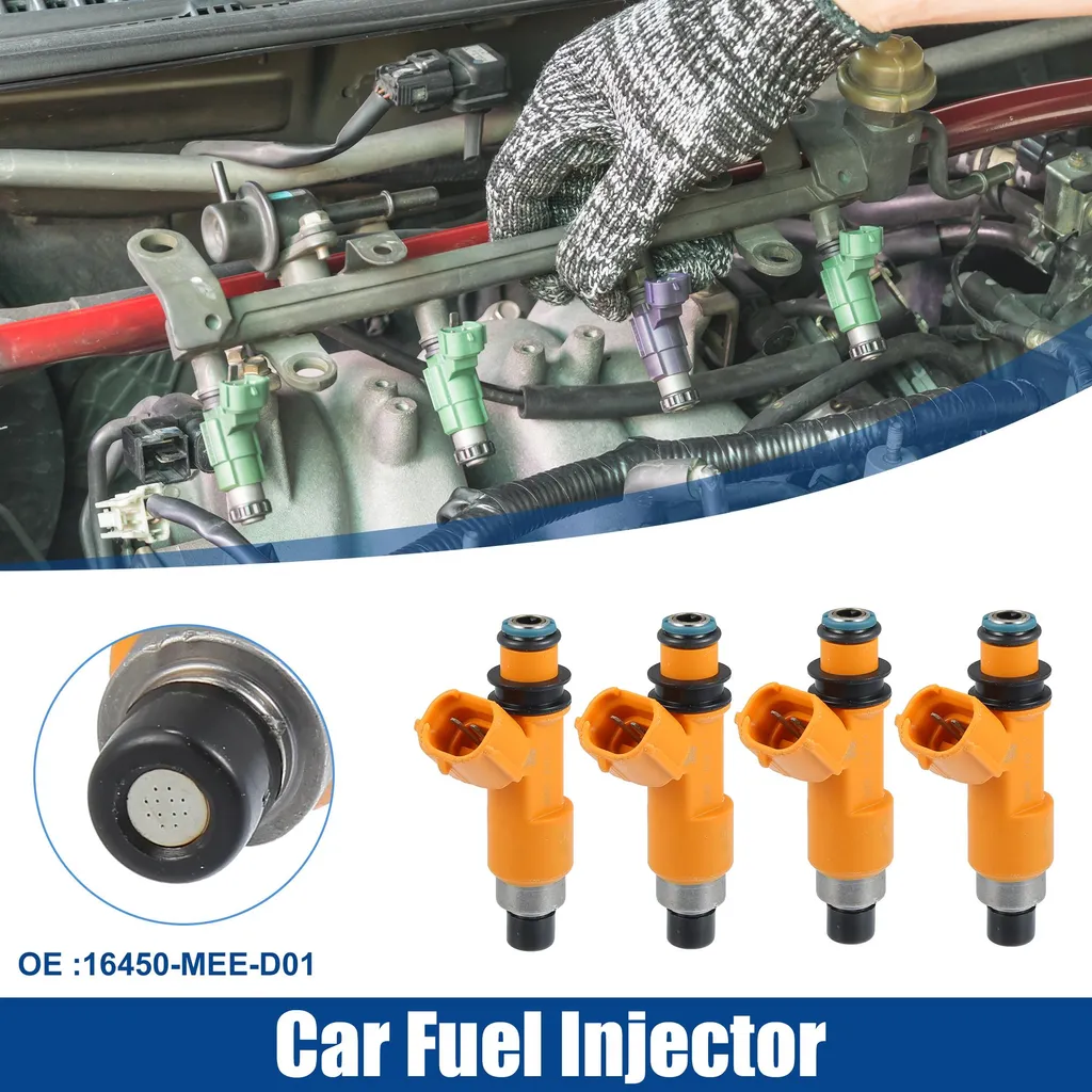 Injecteur de carburant orange pour Honda - Lot de 4 buses de rechange