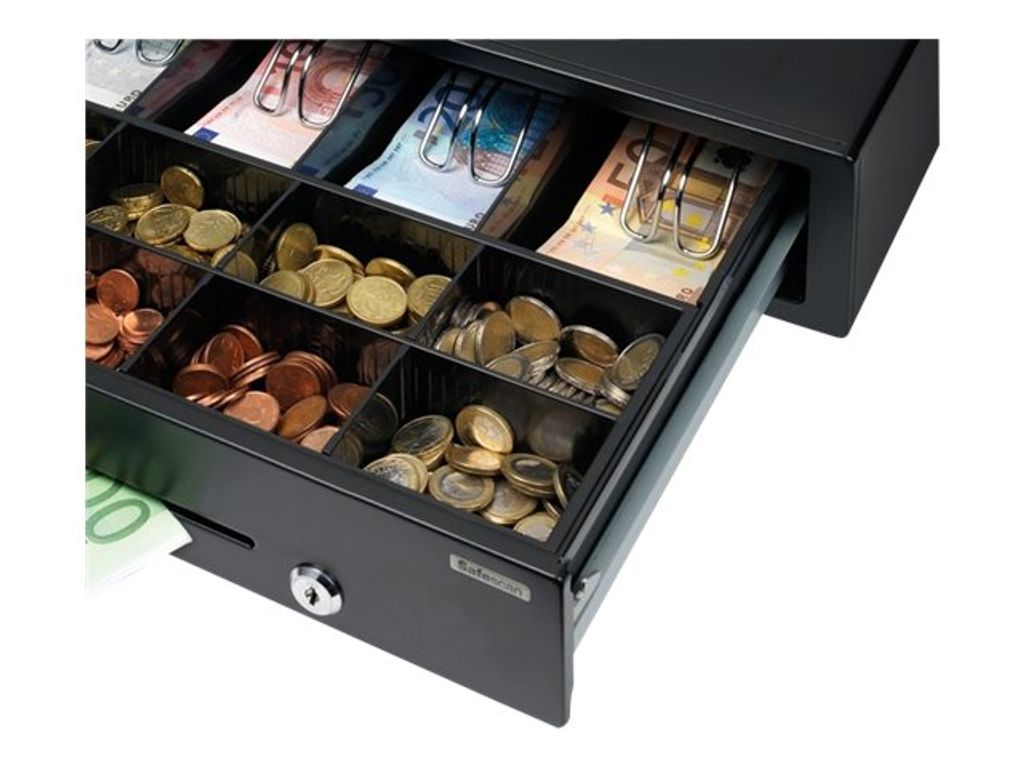 Safescan SD-4141 Standaard Kassalade - 46 X 46.5 X 15.3 Cm Met 4 Biljetvakken En 8 Muntvakken